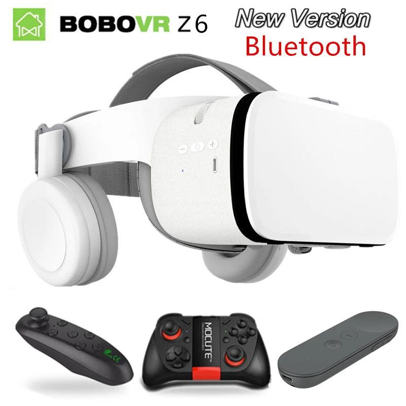 Шлем виртуальной реальности Bobovr Z6 шлем 3D в картонной коробке с контроллером vr