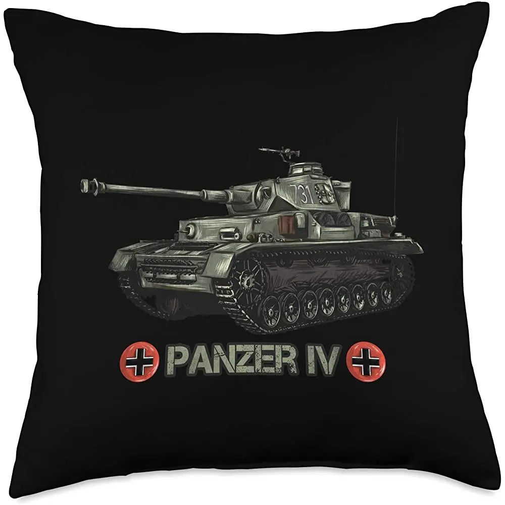 

WW2 немецкая Броня панцирный Танк IV Apparel Co. Мировая война 2 Германия панцирный Танк IV (4) Memorabilia диванная подушка, 18x18, разноцветная