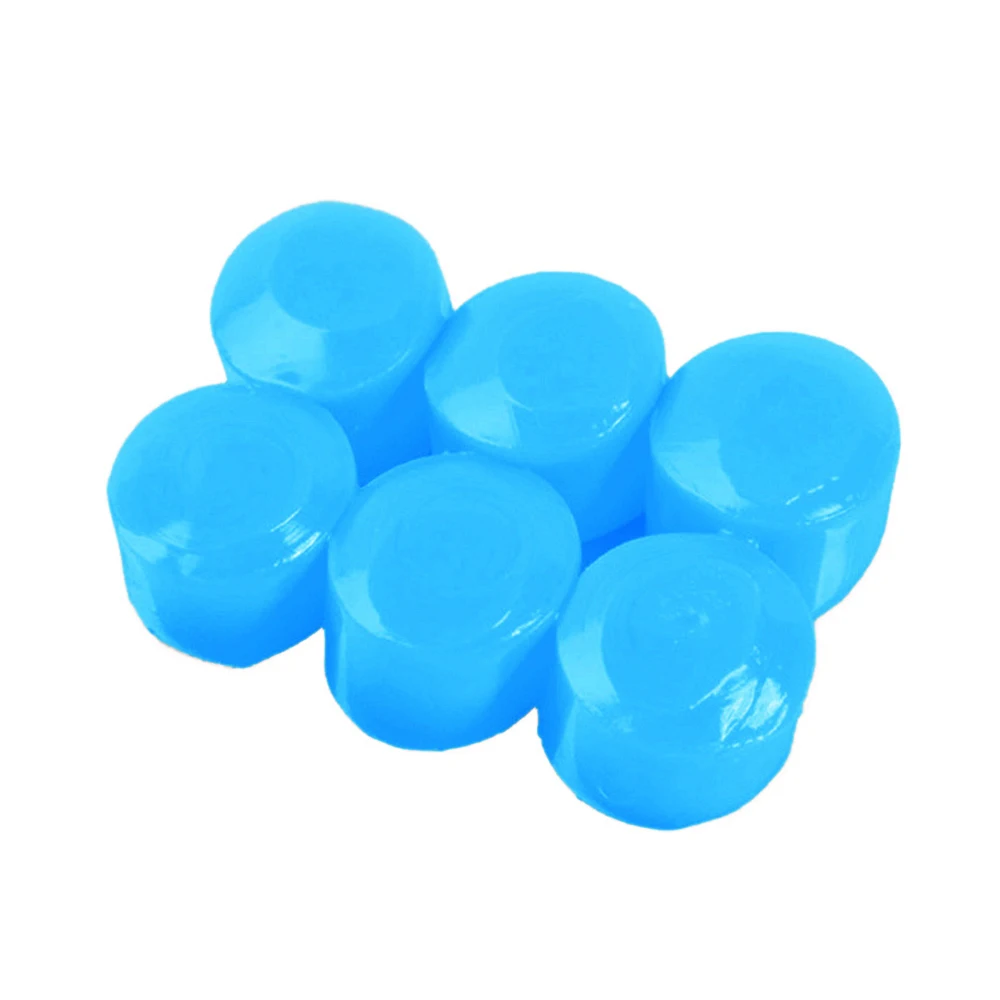 6pcs blue Водонепроницаемый 6 шт Силиконовые Мягкие защитные беруши спящие анти-шум наушники защита плавание Подводное плавание - Цвет: 6pcs blue
