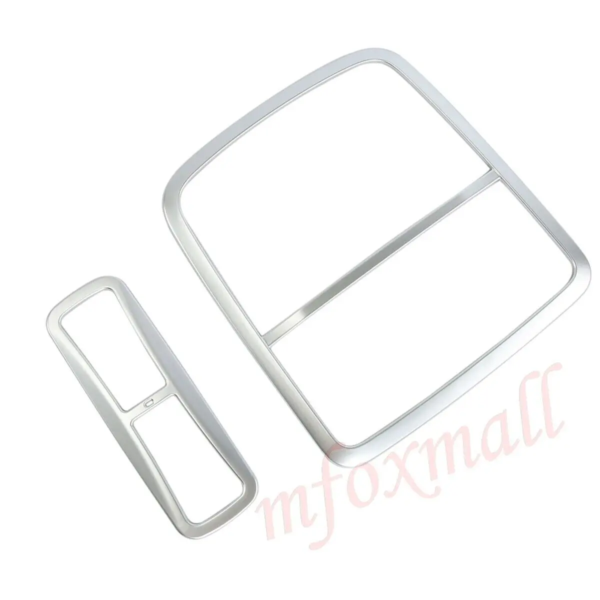 2 шт. внутренний хромированный светильник для чтения Накладка лампы защита