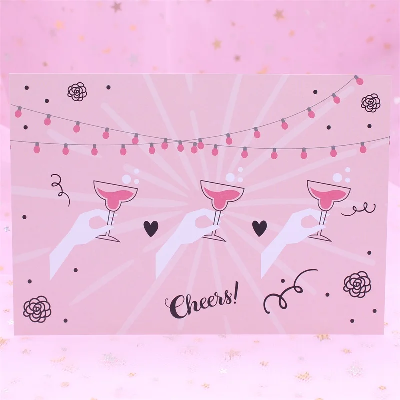 KLJUYP 16pc Cheers подставки для семейного альбома бумага Оригами художественный фон изготовление бумажных карточек DIY записная книжка