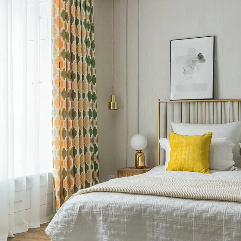 BIGMUM Modern Minimalist Print Geometry New High Shading Blackout Curtains For Living Room Bedroom Kitchen Cortinas Window | Дом и сад