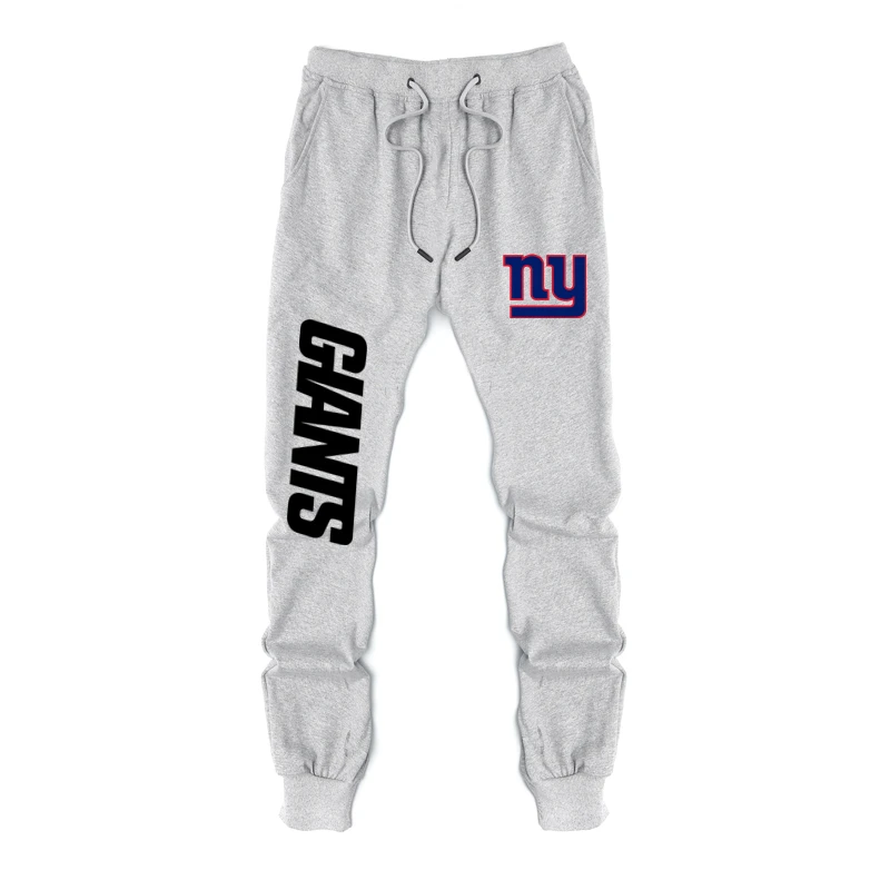 Giants Gray Патриоты брюки весна и осень спортивный свитер брюки Новая Англия чемпионы Повседневные свитера брюки новые любовники мужские повседневные спортивные брюки - Цвет: Giants Gray