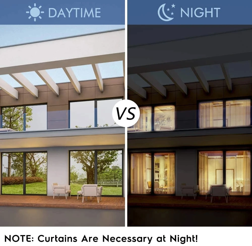 

Mirror Reflective Window Film One Way Vision Solar Window Tint Vinyl Glass Self Adhesive Control Film Privacy Sticker for Home