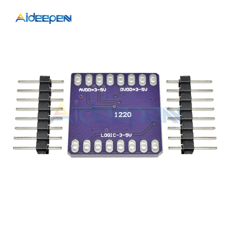 DC 3 V-5 V CJMCU-1220 ADS1220 с низким энергопотреблением 24 битный аналого-цифрового преобразователя постоянного тока ADC SPI I2C/межсоединений интегральных схем Интерфейс для Arduino