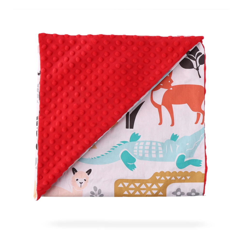 Cotton Cartoon Baby Cover Blanket Children's comfort Bean Carrier 158*110cm | Мать и ребенок