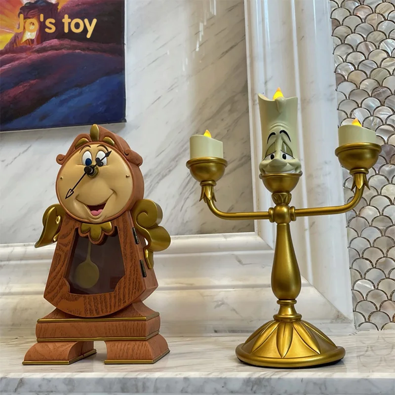 

Disney, Красавица и чудовище, искусственная лампа, Аниме фигурки, подарки для детей, модель, фигурка, украшение для дома