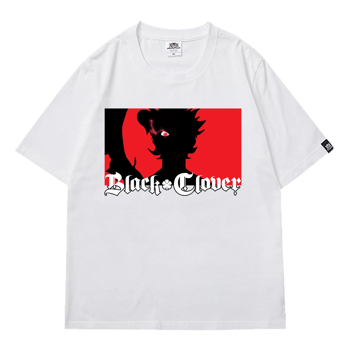 

Gothic Anime Black Clover Harajuku Street 2021 Summrt Male Loose Soft T-shirt Oversized T-shirt mens Letter Print Tops & Tees