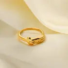 Кольца из нержавеющей стали для женщин, ювелирные изделия 2021, Трендовое кольцо для девушек, подарок, бижутерия, женское кольцо, Винтажное кольцо, пара