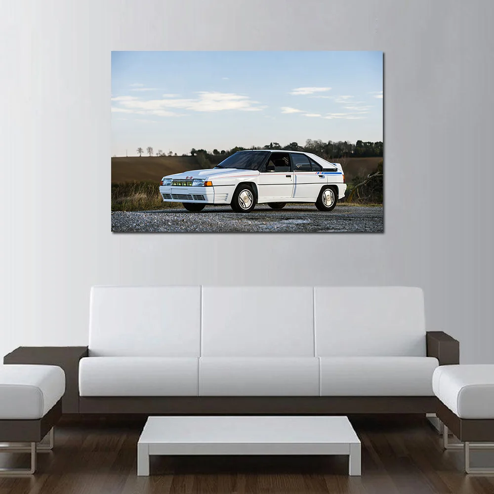 Настенная картина 1985 г. Citroen BX 4TC автомобильная Картина на холсте плакаты и принты