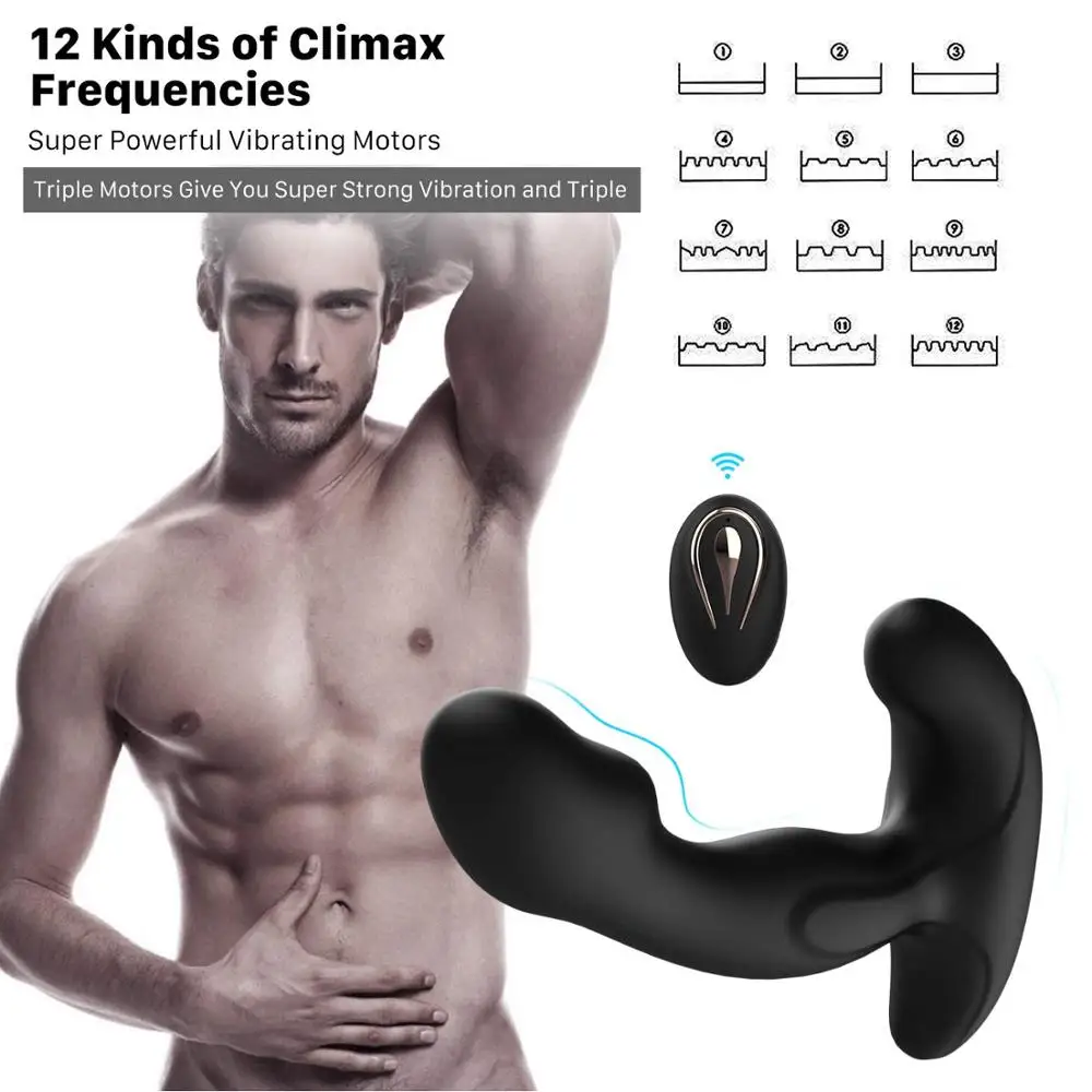Gay Sex Toys Prostate Stimulator Vibrator Male Prostata Massager Dildo Anal Plugs Silicone Wireless Massage | Красота и здоровье