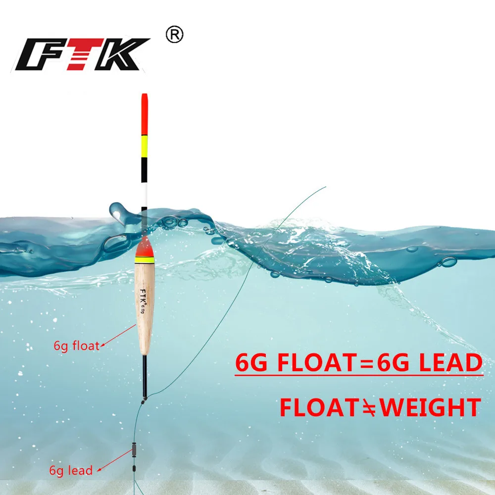 FTK Barguzinsky Fir Light On The Dark 5 шт./лот рыболовный поплавок длиной 19-23 см весом 2-6 г для