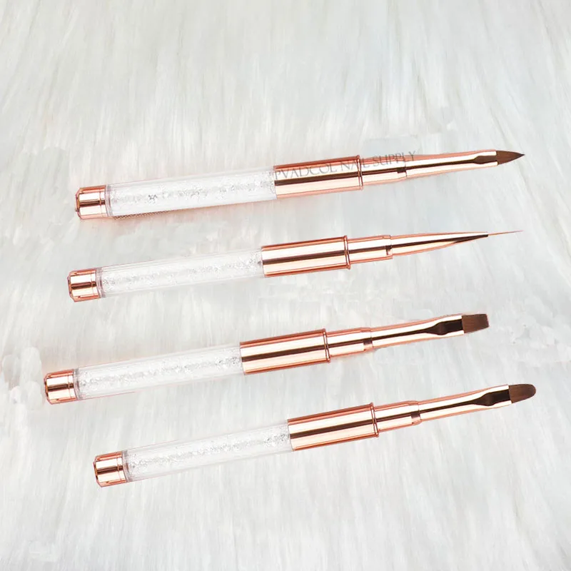 

Acrylic 3D Nail Art UV Gel Drawing Painting Brush Sculpting Builder Nails Liner Tips Manicure Tool