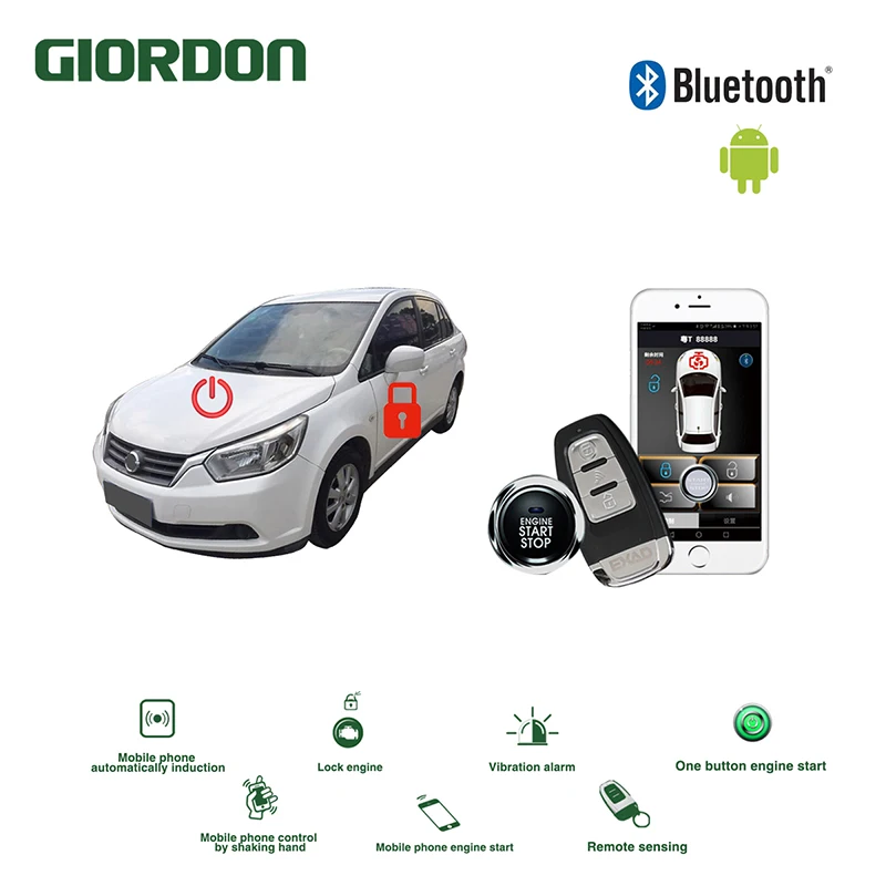 Универсальный БЕСКЛЮЧЕВОЙ вход PKE система комфорта Android приложение