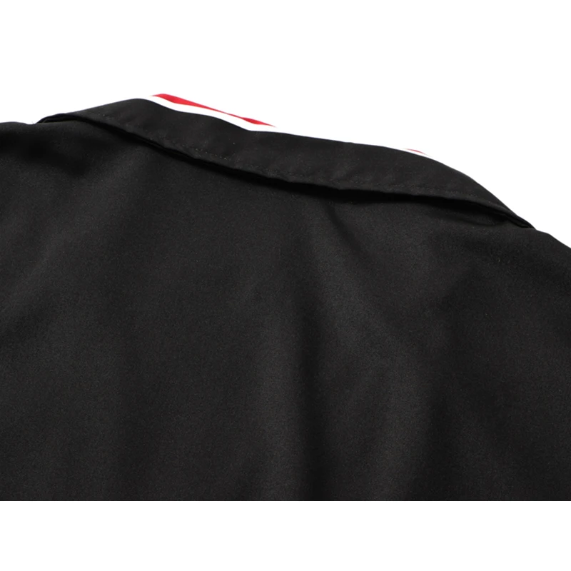 Рубашка-поло мужская с принтом Dark Icon свободная летняя сорочка контрастной