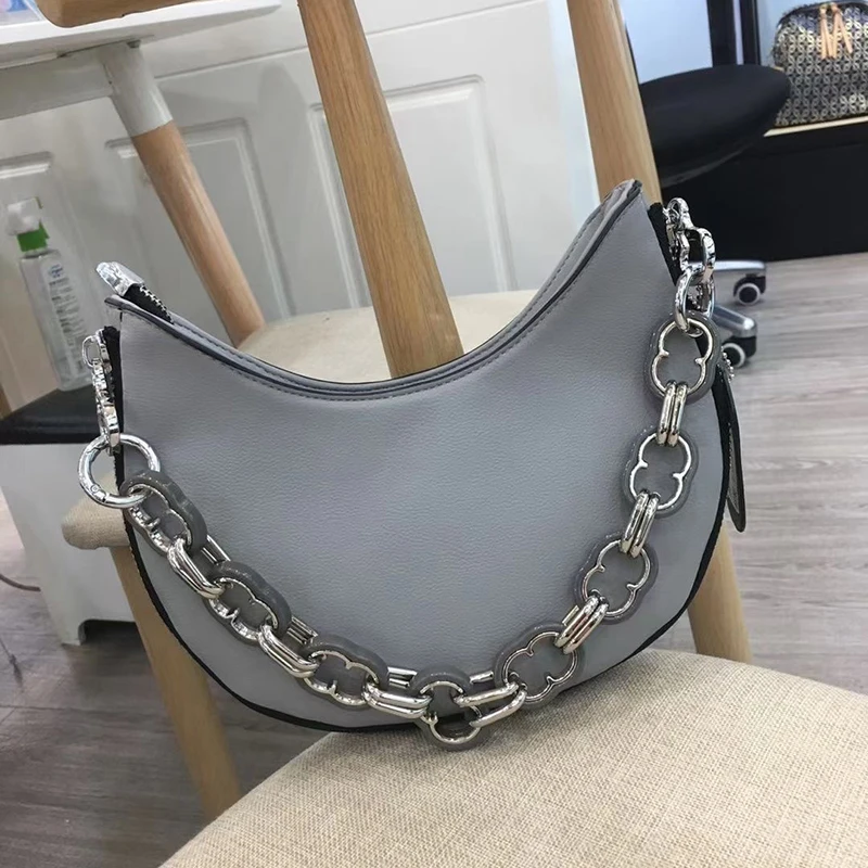 GALCAUR Elegant Solid Bag For Women Pu Leather Patchwork Chain Black Minimalist Solid Bags Females New 2021 Fashion Accessories