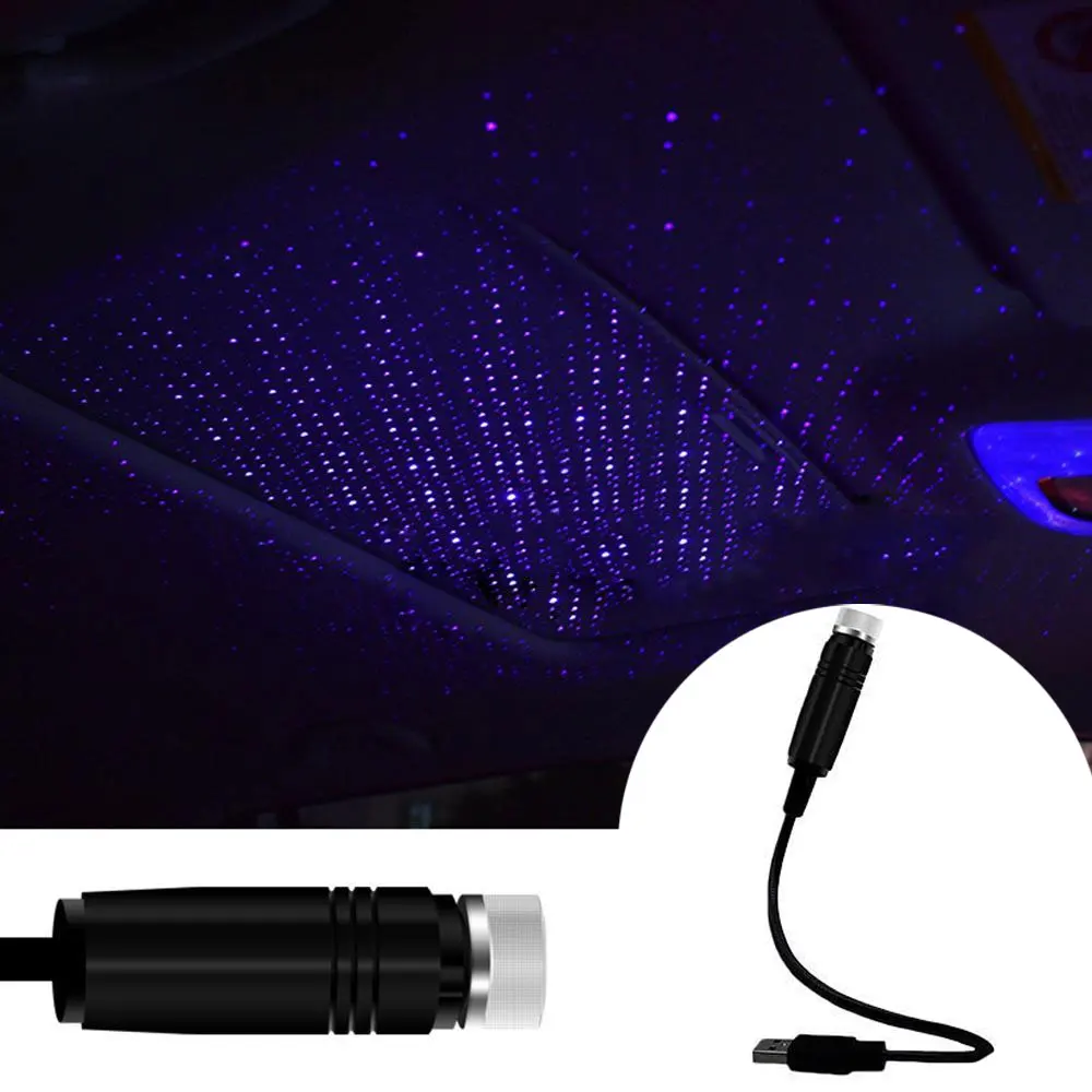 Светодиодный светильник на крышу автомобиля романтический ночник с USB