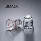 GIEMZA мерная 1,5 стеклянная унция стеклянная чашка 45 мл без крышек Нет одноразового использования 1 шт. маленькая мерная чашка половинная стандартная
