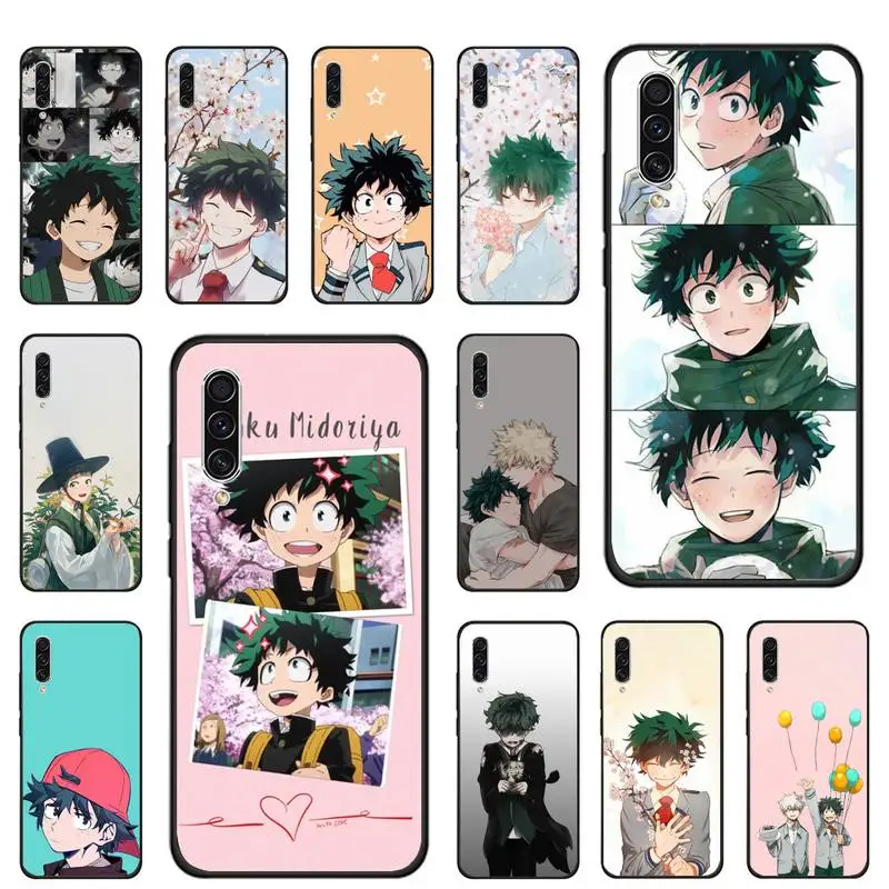 

Anime my hero academia deku bakugou Phone Case For Samsung galaxy S note 7 8 9 10 20 fe edge A 6 10 20 30 50 51 70 lite plus