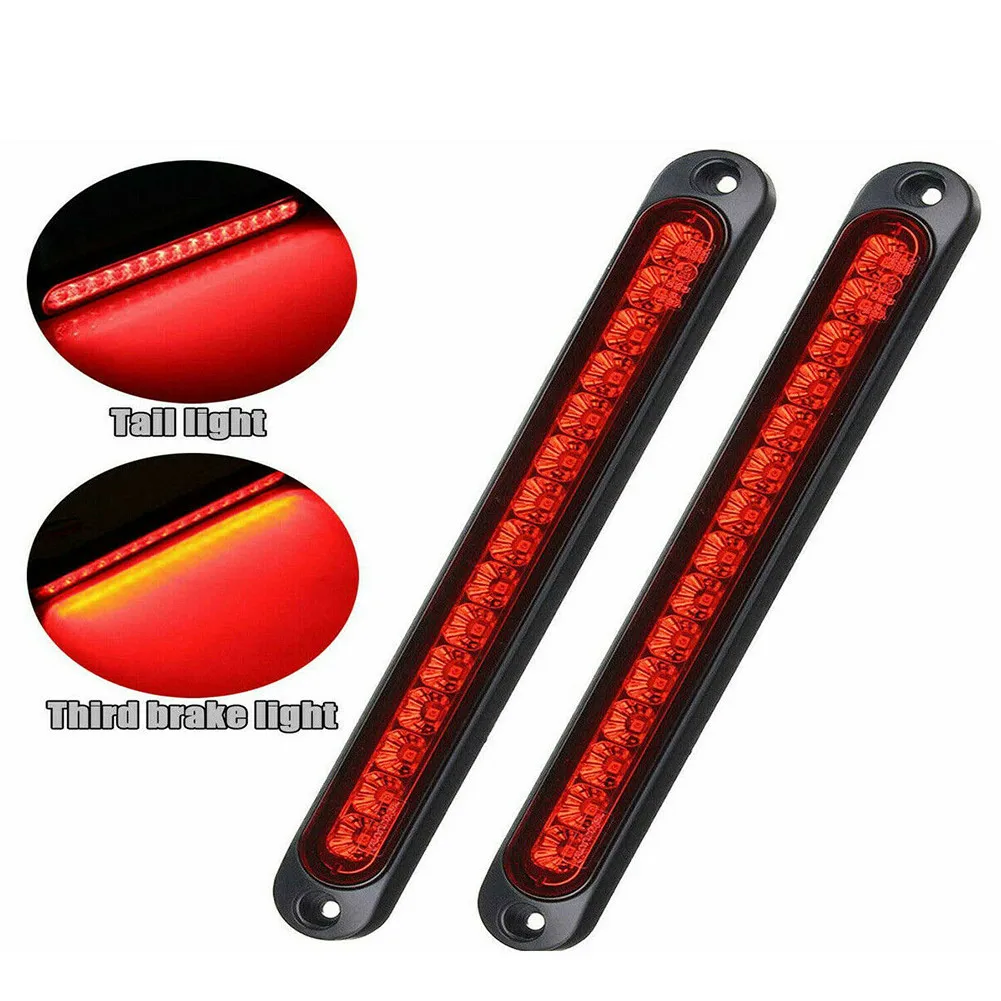 

2X 15 LED Accessories Tail Light Bar Brake Light Parts Sealed Stop Trailer