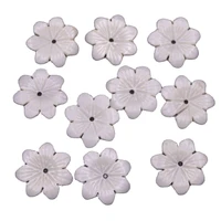 lots 10 pcs 18mm white shell six petal flower mother of pearl loose beads