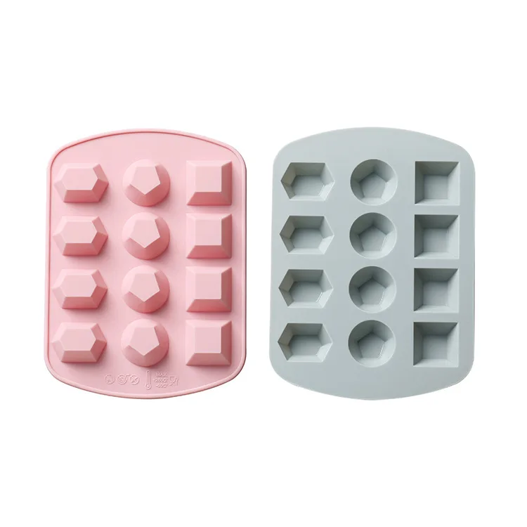 

3 different gem crystal moulds Pendant jewelry silicone mold Ice cube chocolate fondant ice cube mould