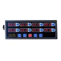 8 channel digital kitchen timer cooking timer reminder commercial burger bakery restaurant clock loud alarm stainless
