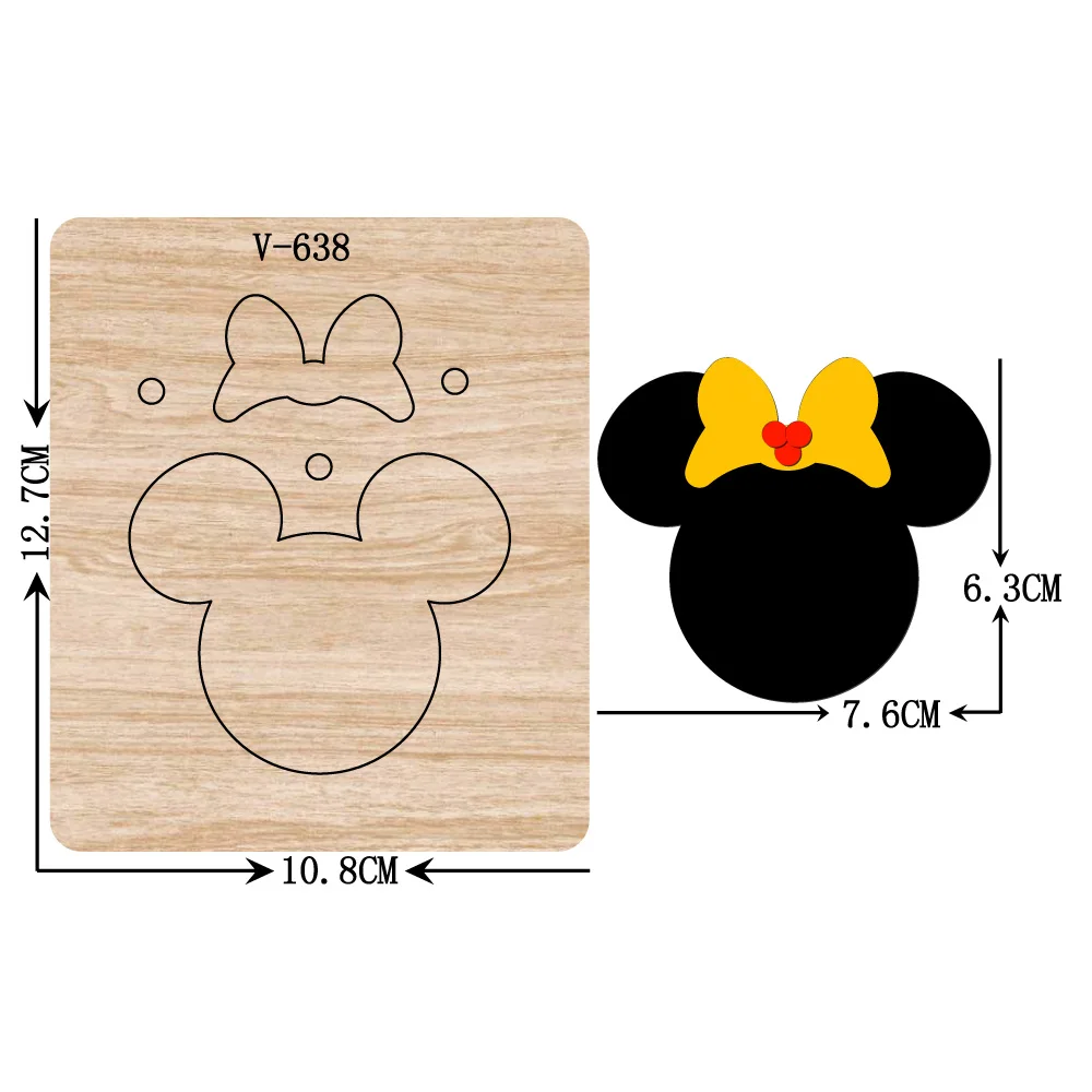 

DIY New card wooden dies cutting dies for scrapbooking Multiple sizes /V-638