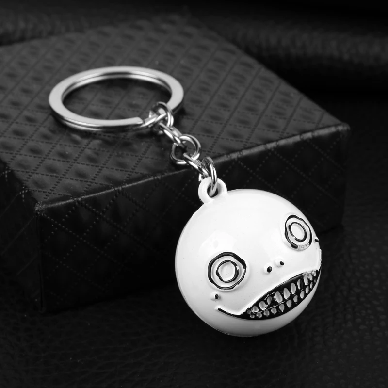 Модные игровые украшения NieR Automata брелки с роботом 2B Emil No2 Тип B металлический