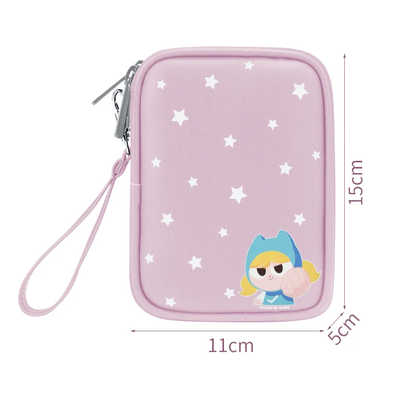 Портативный чехол для жесткого диска BUBM внешнего с USB-кабелем передачи данных