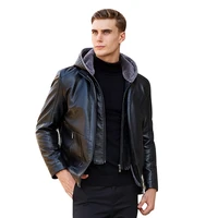2021 new men leather jacket winter fleece men soft pu leather jacket suit business casual coats male jaqueta masculinas couro