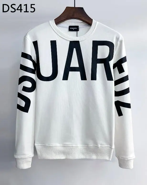 

Special Price Dsquared2 Men Sweatshirts Winter Letter Clothing Spring Hip-hop Fleece Brand DSQ2 Casual Tops Hoodies Sweatshirts