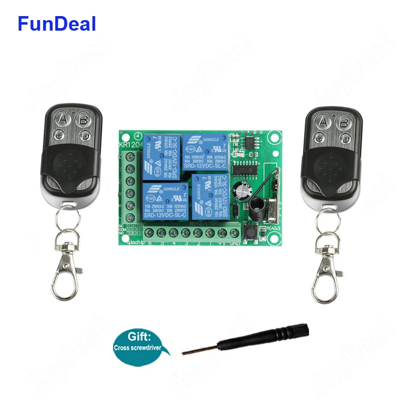 Универсальный беспроводной Радиочастотный пульт дистанционного управления 433