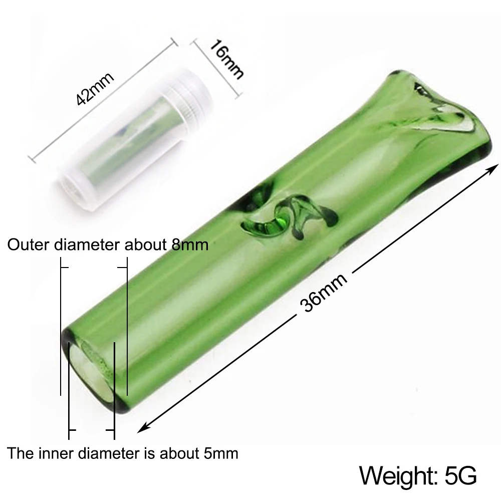 2 шт. Стекло мундштук с фильтром советы для хранения табака портсигар держатель