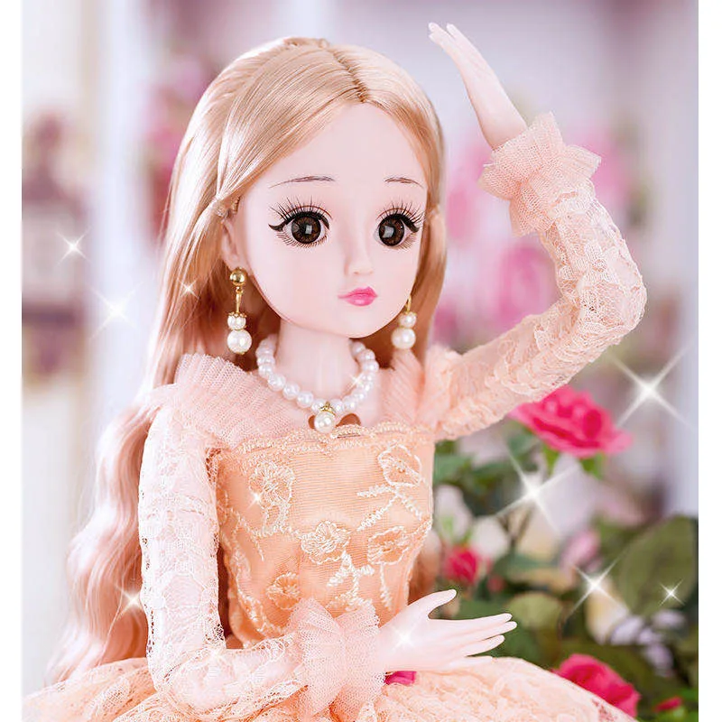 Шарнирная кукла 60 см подвижная шарнирная пластиковая Реалистичная без одежды