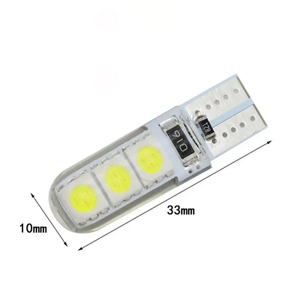 10pcs T10 5050 6smd LED Lights Car Bulbs Led Lamp Reading White 12V | Лампы и освещение