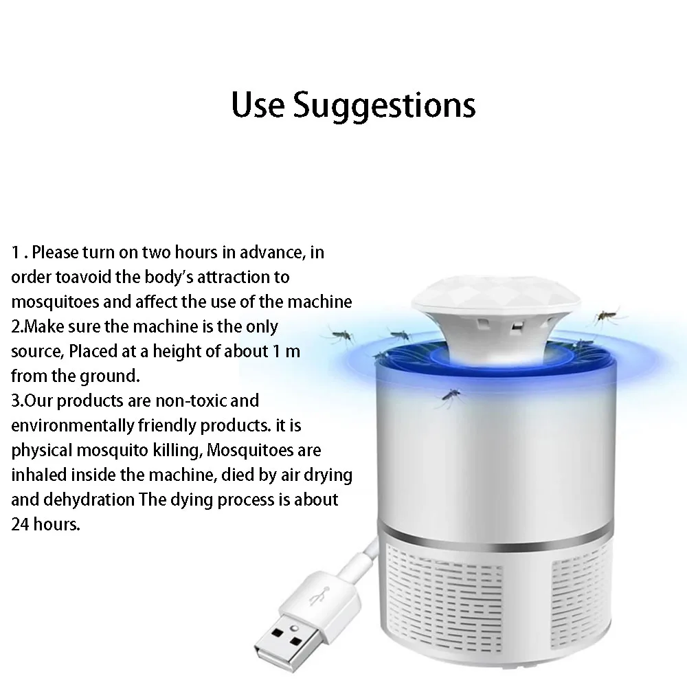 Электронное зарядное устройство USB лампа для уничтожения насекомых ингалятор