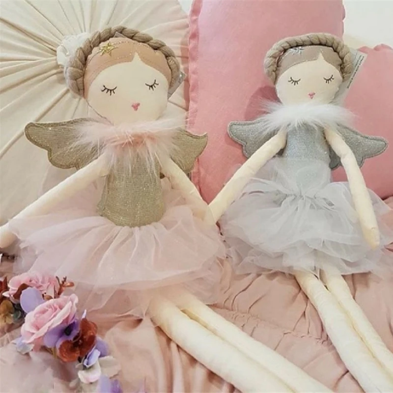 

Nordic Style Baby Cute Princess Plush Doll Toys Mini Soft Sleeping Birthday Gift Kids Stuffed Toy Photography Props