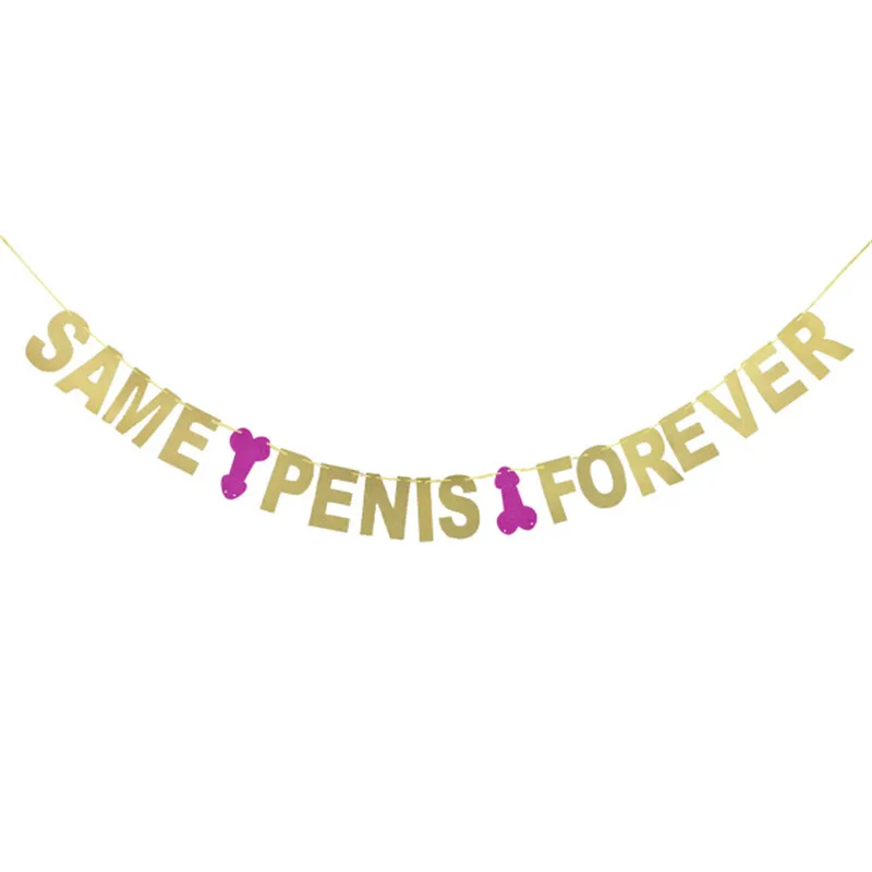 Девичник вечерние Декор же пенис навсегда шар с надписью &quotBride To Be&quot баннер