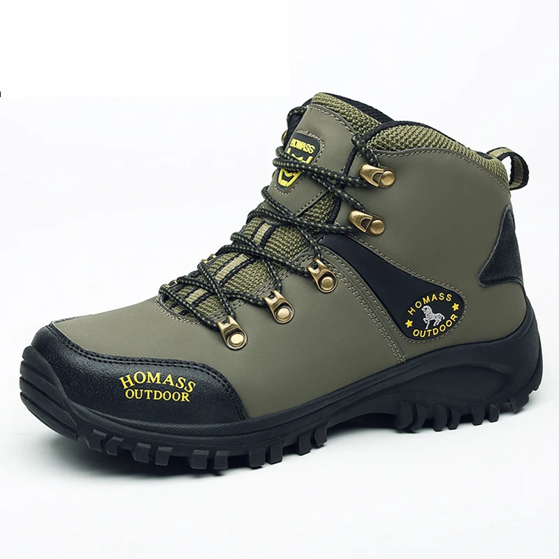 

Мужские Водонепроницаемые ботинки из ПУ кожи, с нескользящей подошвой