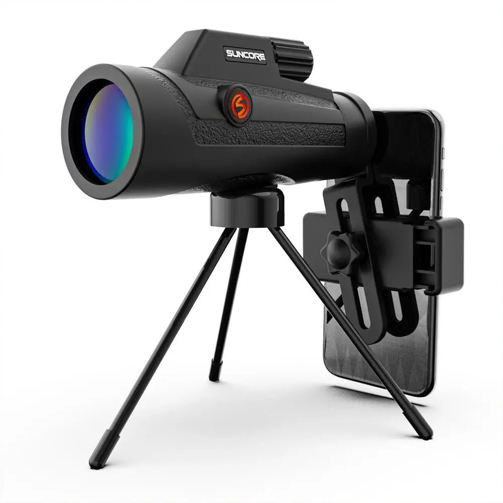 Монокулярный телескоп BAK4 HD 12x42 с супер зумом 1000 м широкоугольный дневного/ночного