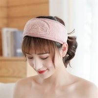 women bath shower cosmetic hair bands wrap adjustable face washing makeup headbands turban soft toweling spa salon