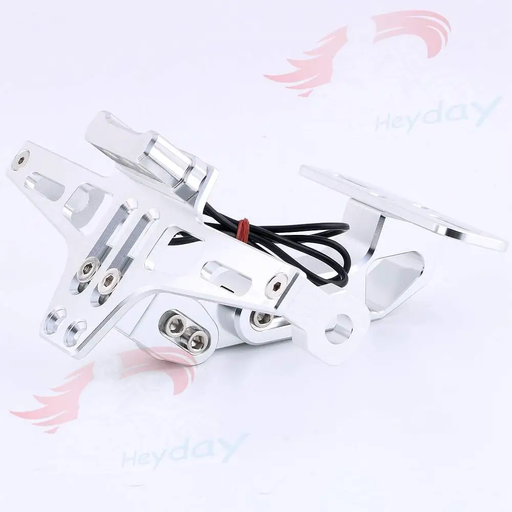 For DUCATI MONSTER 659 696 796 ST4S Motorcycle Accessories License Plate Frame Bracket Mount Tag Holder LED Turn Signal light | Автомобили