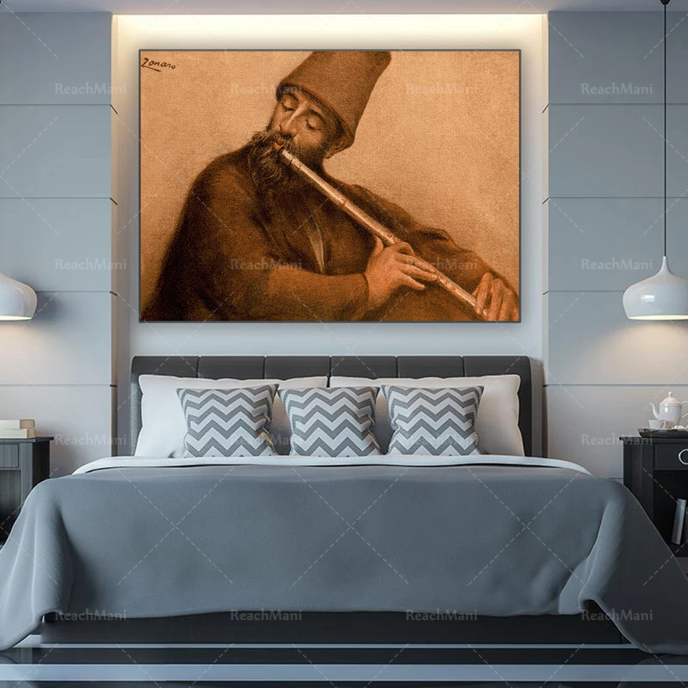 

Fausto Zonaro-Neyzen print on canvas, modern wall art canvas print poster