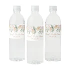 Изысканные свадебные сувениры в стиле бохо на заказ, этикетка для бутылки с водой, принадлежности для крещения на день рождения