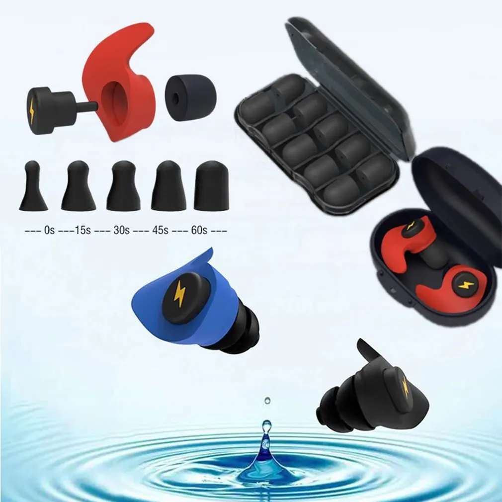 

Multi-layer Soft Sponge Ear Plugs Sound Insulation Ear Protection Earplugs Noise Reduction Sleeping Plugs