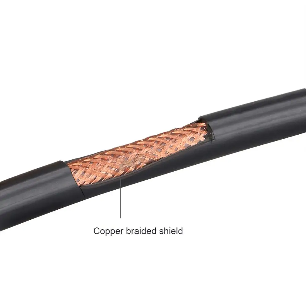 Retevis 50-7 Pure Copper Low Loss Coaxial Extend Cable 25 Meters Feeder for Walkie Talkie Repeater SL16 Connector RT9550 RT92 enlarge