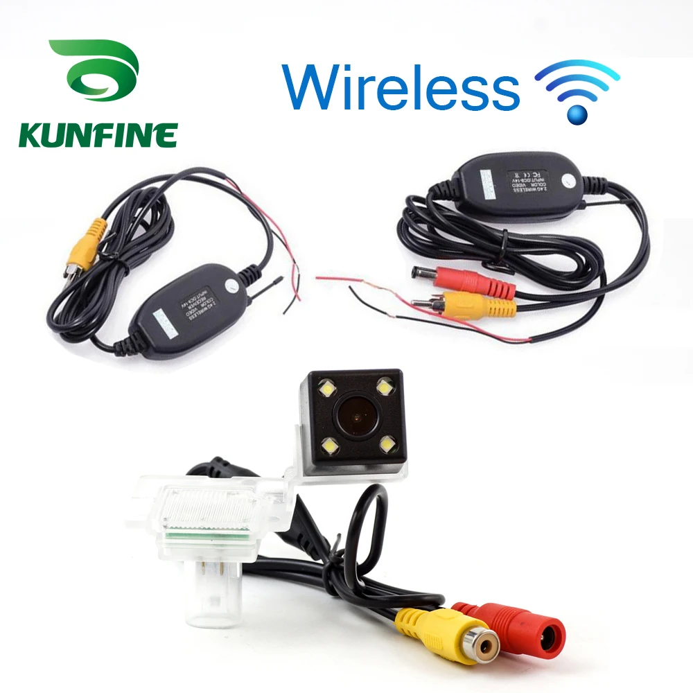 

Wireless CCD Track Car Rear View Camera For BENZ C Sport(2 Door) 2017 Parking Assistance Camera Trackline Night Vision LED Light