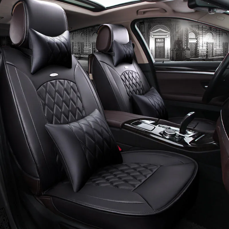Кожаный чехол на автомобильное сиденье для honda crv mazda 6 vw passat geely emgrand ec7 suzuki swift ssangyong