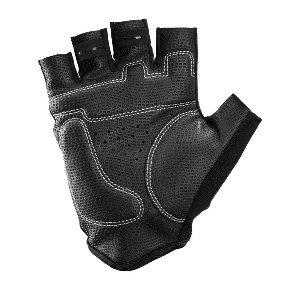 

Thicken Breathable Bycicle Gloves Palm Anti-Skid Half Finger Gloves Unisex Fitness Cycling Black Wear-Resistant Tactical Gloves